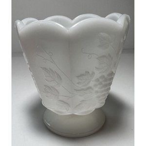 Vase  Compote E.O Brody USA #2250 MU-20 4.5"x5" 3"  Base Paneled Pedestal 1940s